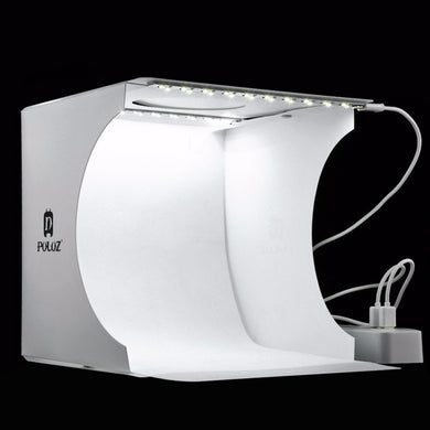 PULUZ Compact Foldable Design Mini Small Size LED Photography Studio Box Lamp Box for SLR Cameras Digital Camera - Global Cart Pro