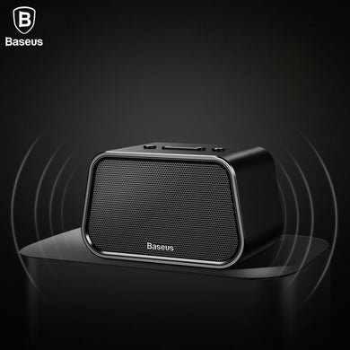 Baseus Portable Bluetooth Speaker Mini Wireless Outdoor Speaker With Mic TF Card Aux Cable U disk Stereo Music Computer Speaker - Global Cart Pro