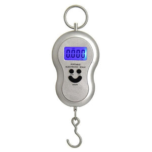 Portable 50kg/5g Mini Hanging Electronic Scale LCD Digital Night Vision Fishing Hook Luggage Scale Wight Balance - Global Cart Pro