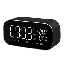 Bluetooth Speaker Support Temperature LCD Display FM Radio TF Alarm Clock  Date Display Home  Decor - Global Cart Pro