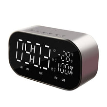 Bluetooth Speaker Support Temperature LCD Display FM Radio TF Alarm Clock  Date Display Home  Decor - Global Cart Pro